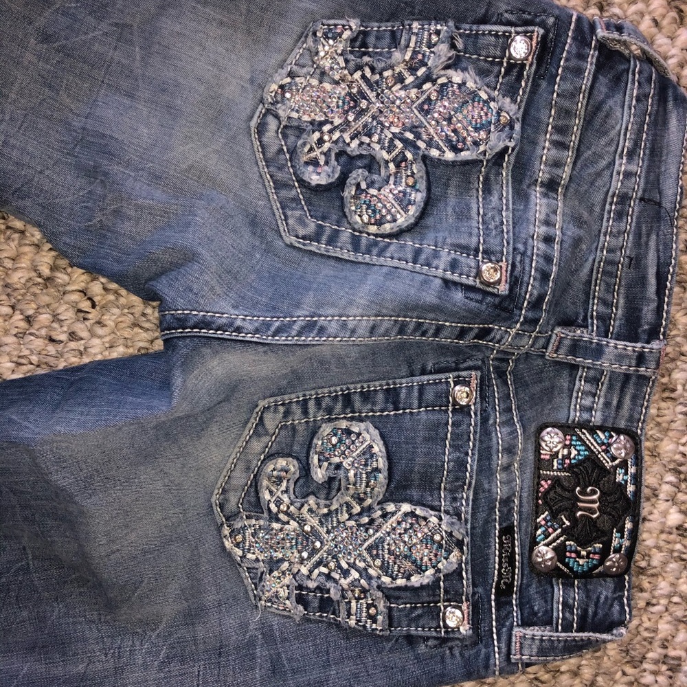 miss me size 24,33 bootcut jeans